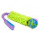 Tug chenille avec amortisseur et balle Orbee-Tuff