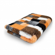 Vet Bed Patchwork Orange