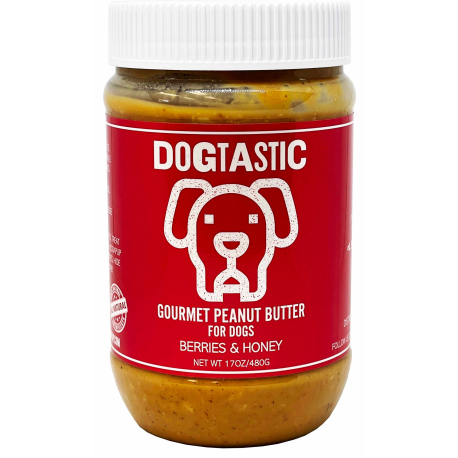 Dogtastic - Beurre de cacahuètes miel et baies