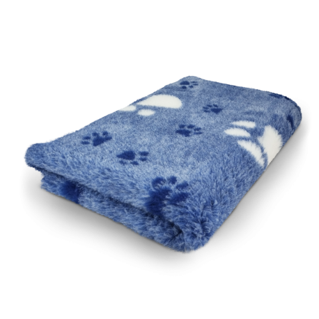 Vet Bed Pattes Bleu/Blanc