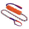 Laisse tug et microfibre avec collier intégré