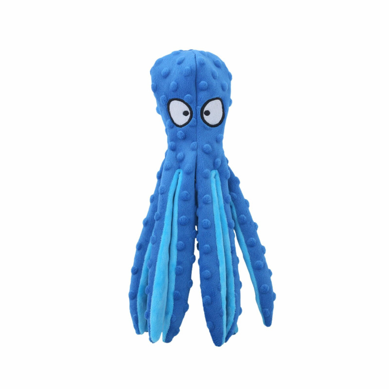 Peluche Paul le Poulpe Bleu