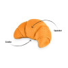Jouet en peluche pour chien - Barking Brunch - Croissant - Pet PLAY
