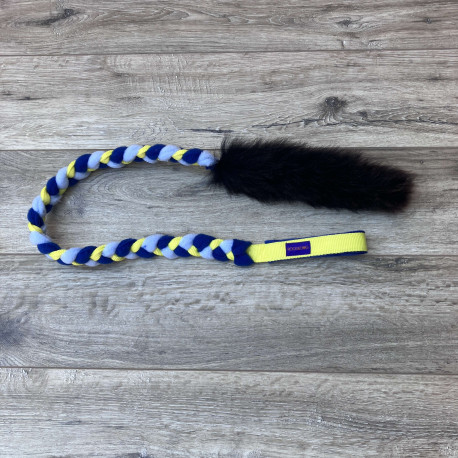Tug Mouton Polaire Extra Long 110 cm – Jouet de Traction pour Chien