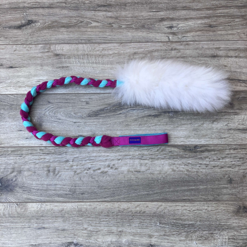 Tug Mouton Polaire Extra Long 110 cm – Jouet de Traction pour Chien