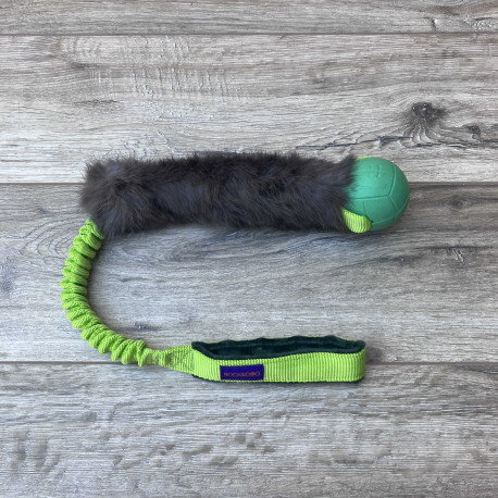 Tug Lapin avec Balle Hoko Funny – Jouet de Traction pour Chien