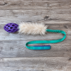 Tug Mouton Extra Long 120 cm avec Balle JW Hol-ee Football M – Jouet de Traction pour Chien