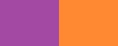 Violet/orange