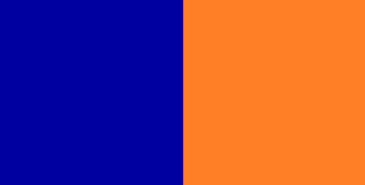 Bleu / Orange